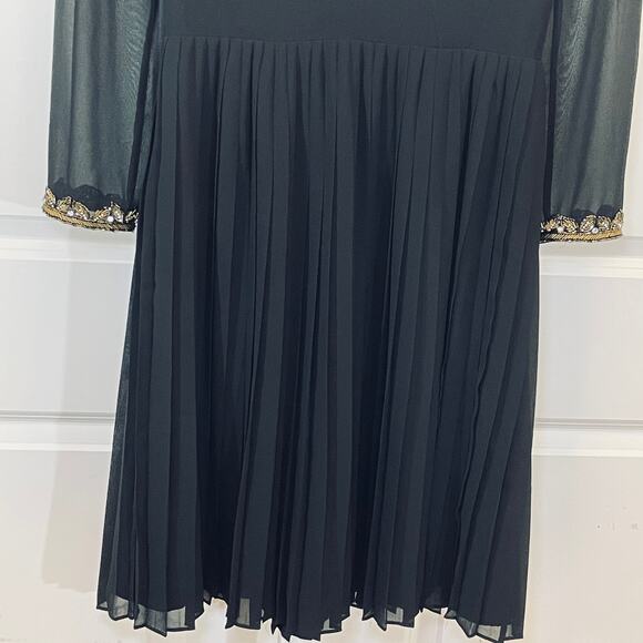 Ted Baker Dress with Sequins - Women 1 (S) - Blue - Picture 3 of 7